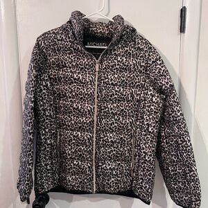 Michael Kors Women’s Puffer Jacket in Leopard Print